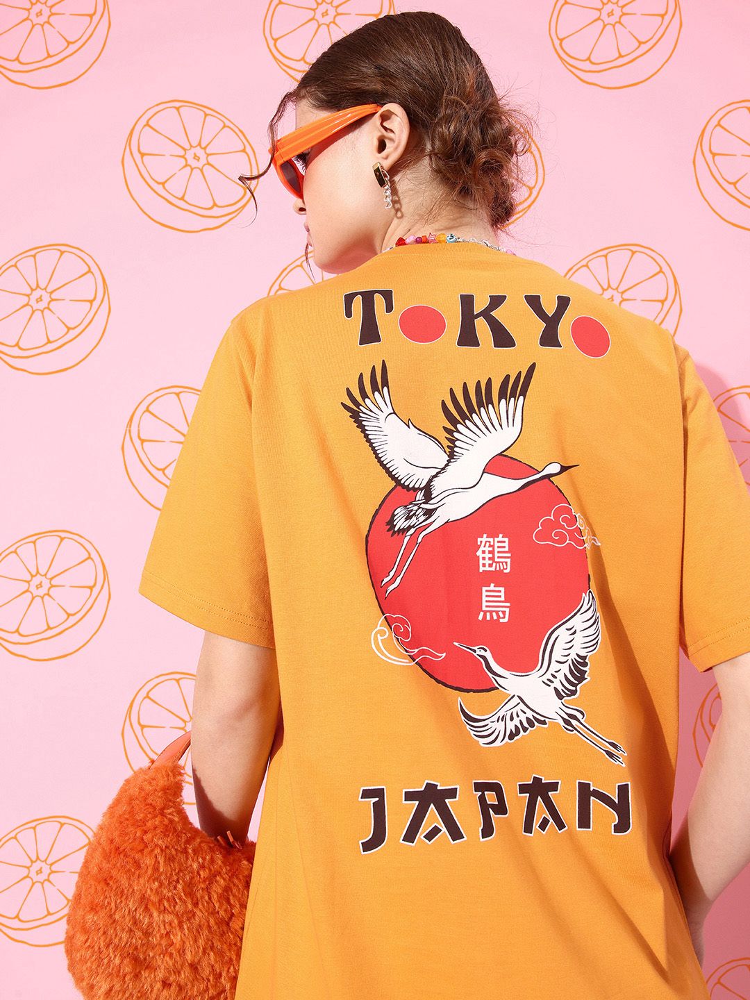 DILLINGER Pure Cotton Printed Oversized T-shirt