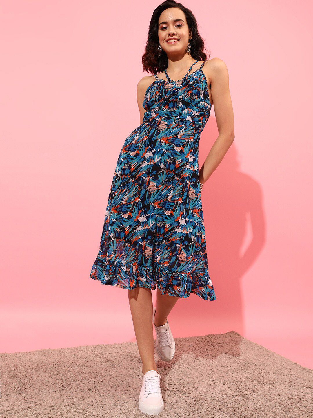 STREET 9 Floral Georgette Sheath Dress