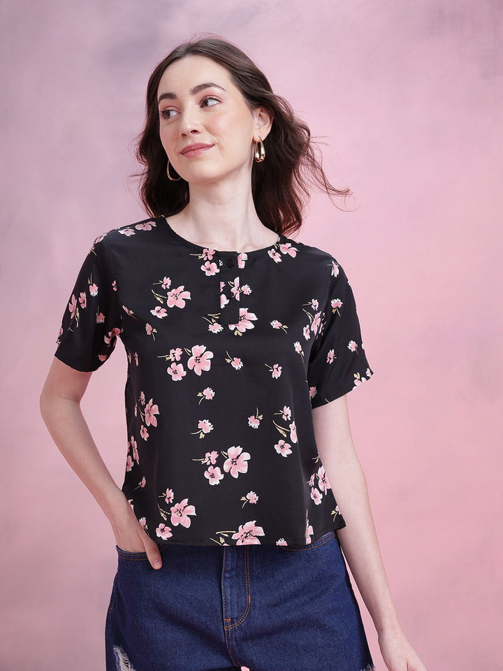 DressBerry Floral Print Top