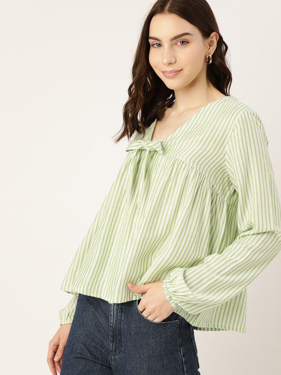 Dressberry berjalur leher tali leher