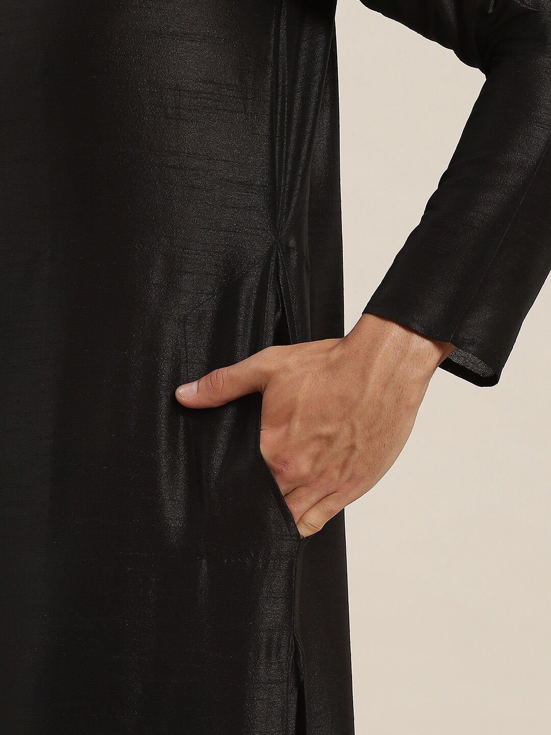SOJANYA Mandaron Collar Regular Kurta With Churidar & Nehru Jacket