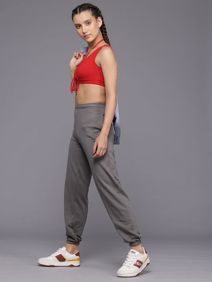 HRX by Hrithik Roshan Ruched Detail Medium Coverage Lightly Padded Workout Bra KL017_03