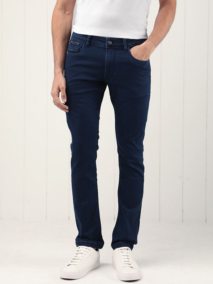 RARE RABBIT Men Radley Regular Fit Stretchable Cotton Jeans