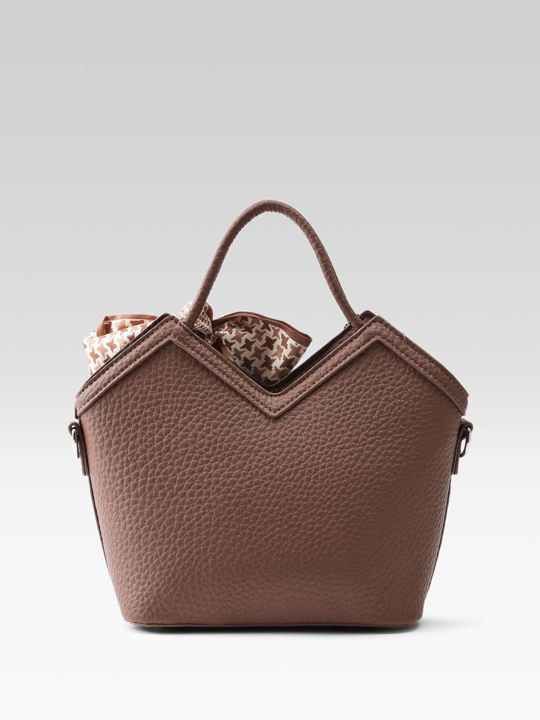all about you Structured Handheld Bag with Bow Detail