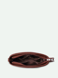 ZOUK Geometric Printed Structured Sling Bag
