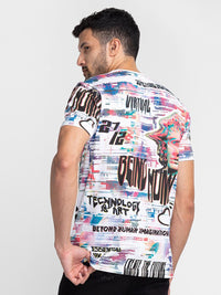 Being Human Typography Printed Round Neck T-shirt