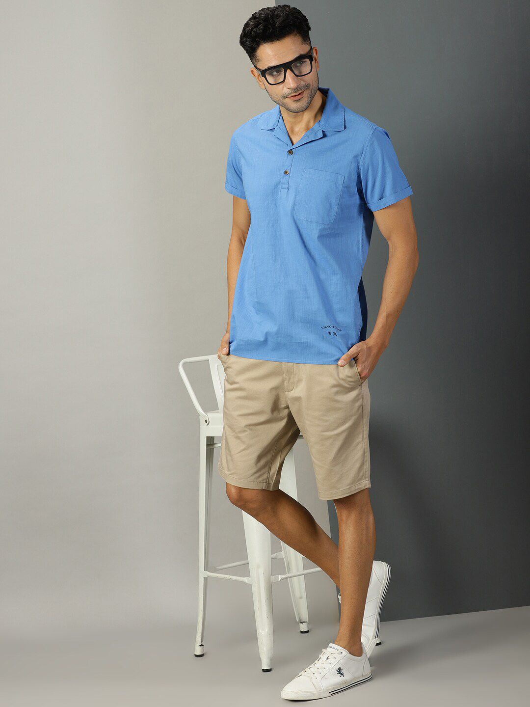 Thomas Scott Classic Boxy Short Sleeves Pure Cotton Casual Shirt