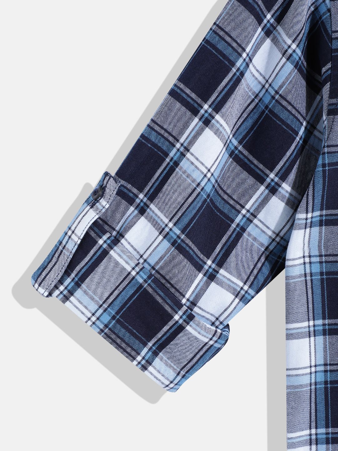 Monte Carlo Boys Tartan Checked Casual Smart Fit Shirt