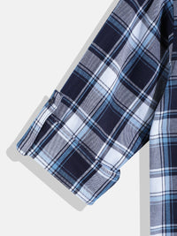 Monte Carlo Boys Tartan Checked Casual Smart Fit Shirt