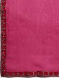 Indo Era Women Ethnic Motifs Yoke Design Regular Sequinned Kurta with Trousers & Dupatta