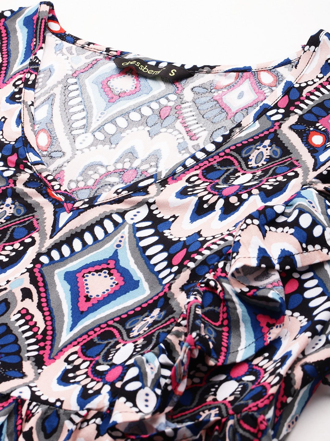DressBerry Printed Ruffled Co-Ords