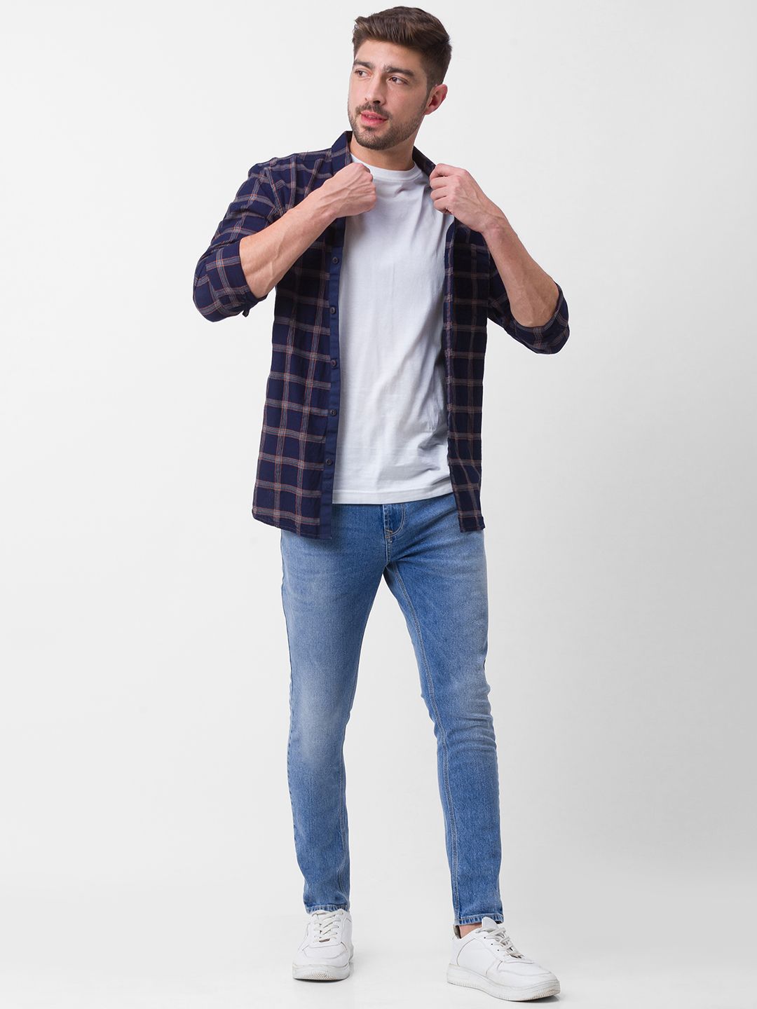 SPYKAR Men Slim Fit Light Fade Stretchable Jeans