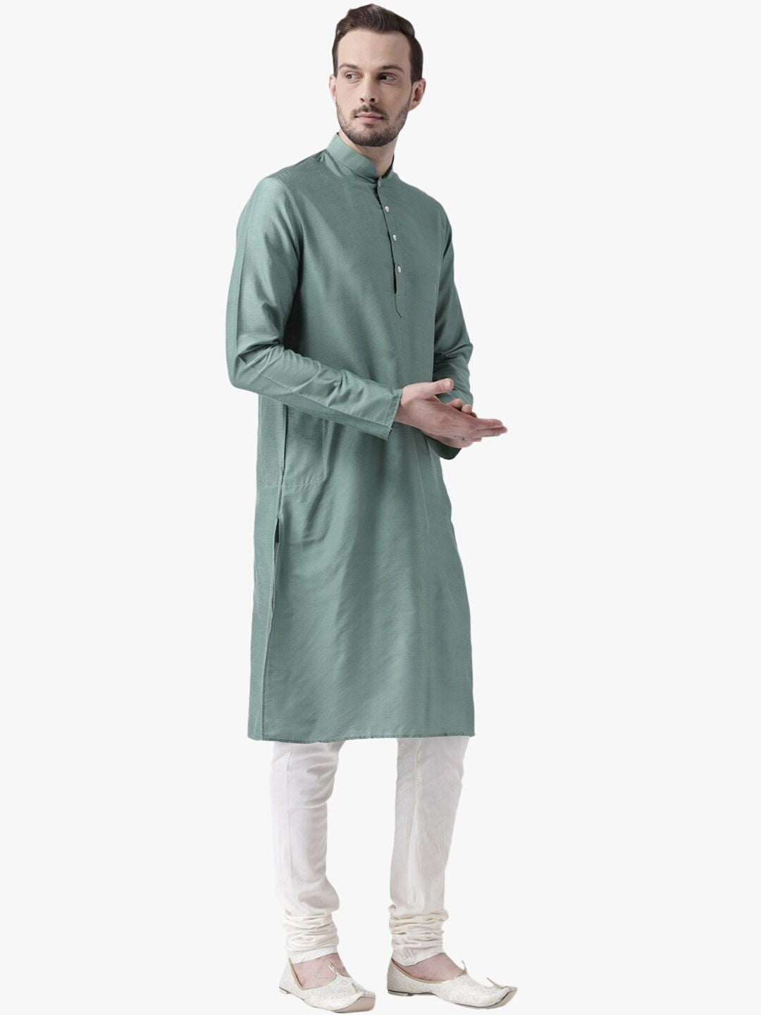 KISAH Mandarin Collar Straight Kurta