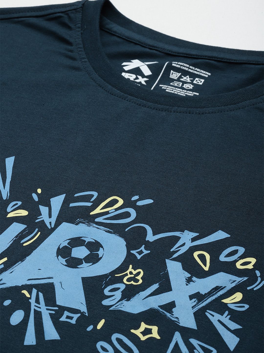 HRX by Hrithik Roshan Men Brand Logo Printed T-shirt