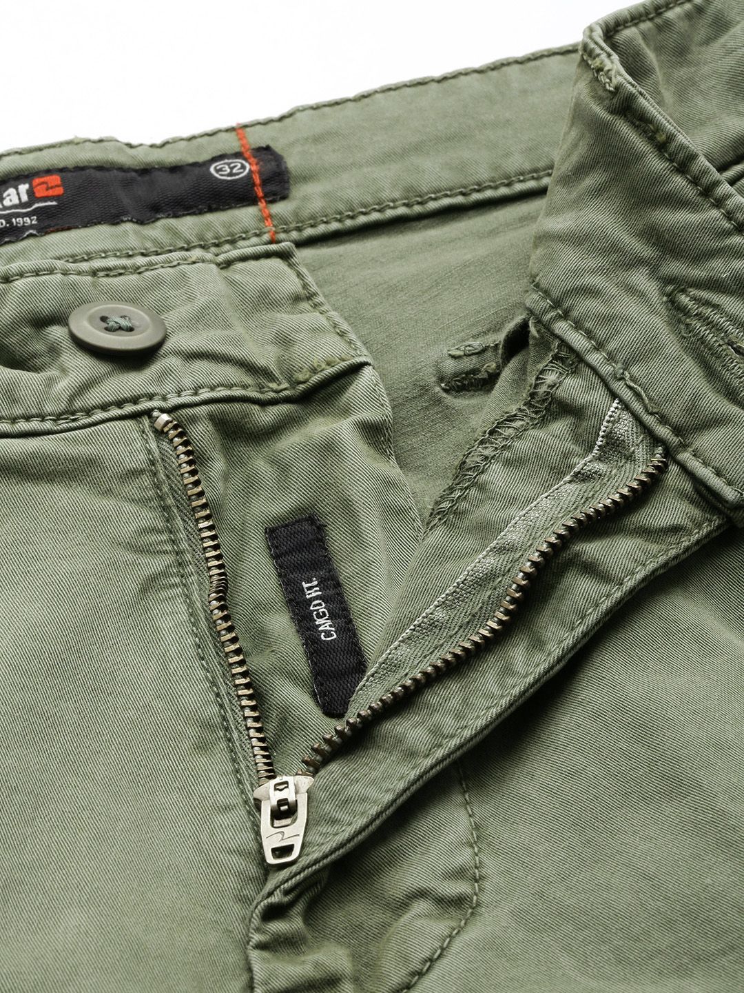 SPYKAR Men Slim Fit Cargos Trousers
