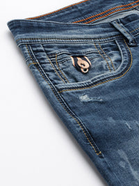 SPYKAR Men Kano Skinny Fit Mildly Distressed Heavy Fade Stretchable Jeans