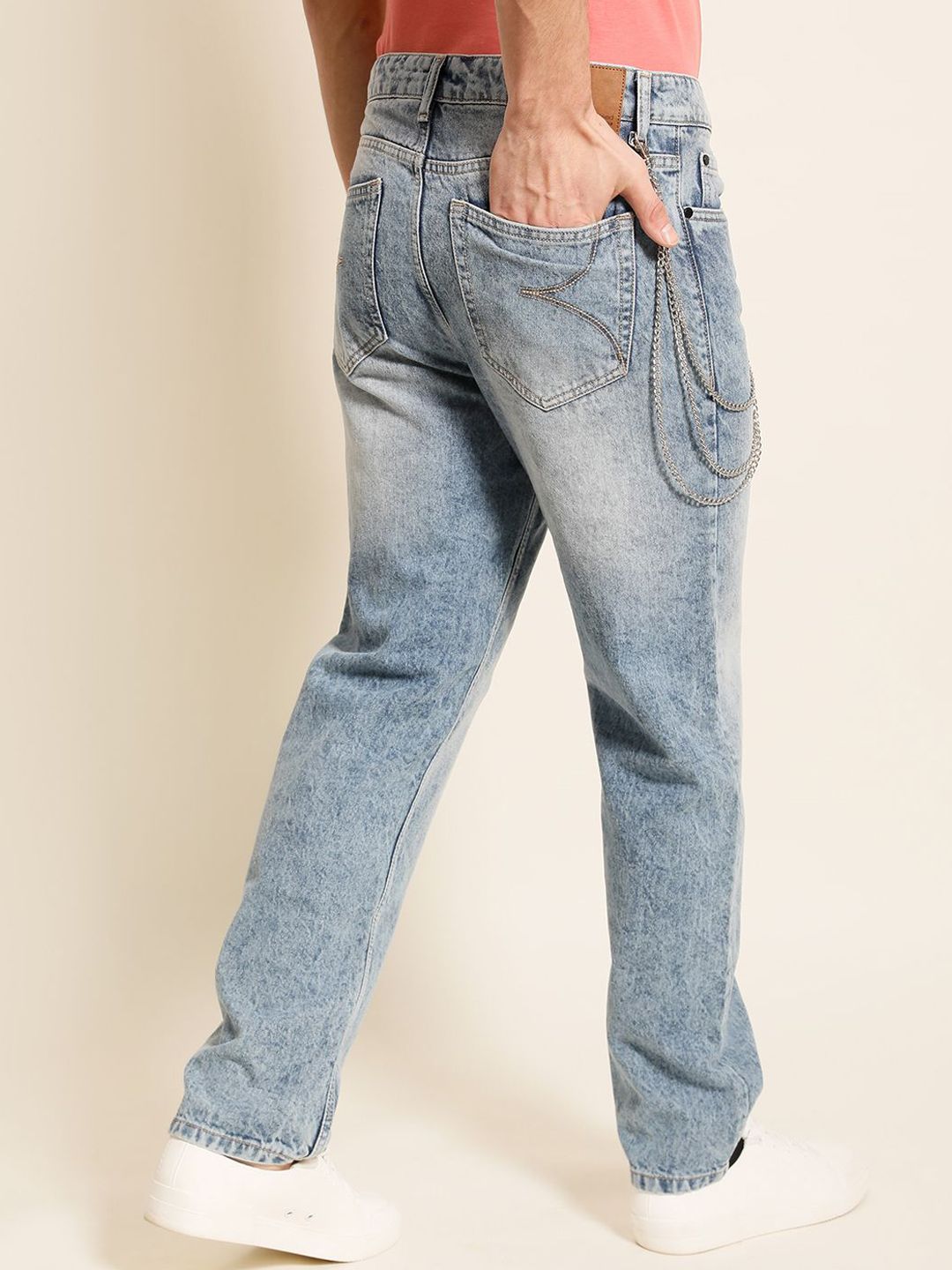 Bene Kleed Men Heavy Faded Relaxed Fit Jeans