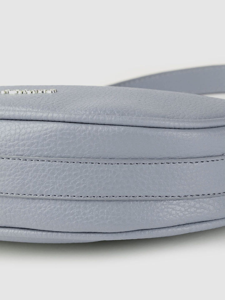Lino Perros Women Grey Solid Structured Baguette Bag