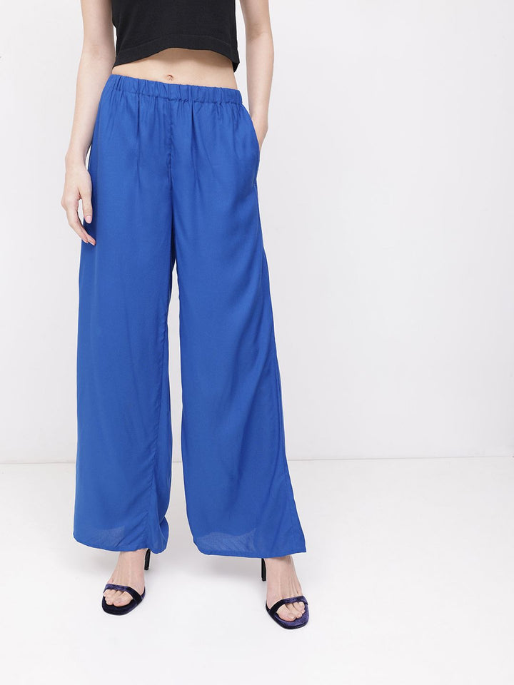 DressBerry Women Elevated Basics Wide Leg Trousers