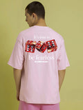 Bewakoof Men Typography Printed Round Neck Cotton Oversized T-shirt