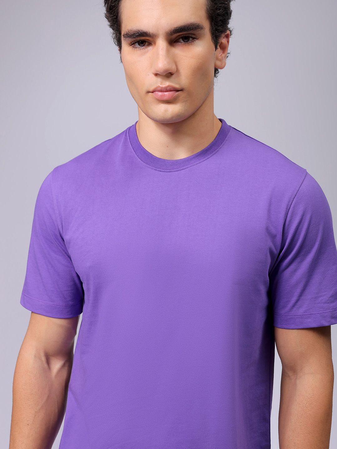 The Indian Garage Co High Neck Cotton T-shirt