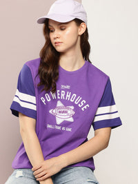 DILLINGER Printed Oversized Pure Cotton T-shirt