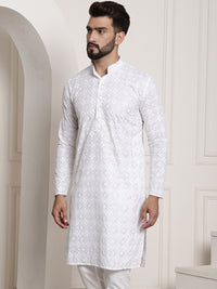 SOJANYA Printed Chikankari Kurta