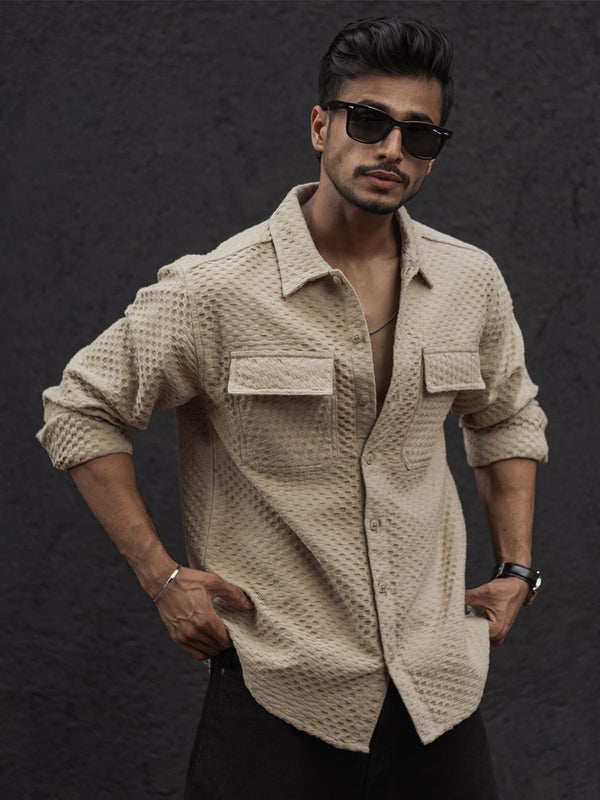 Powerlook Men Opaque Casual Shirt