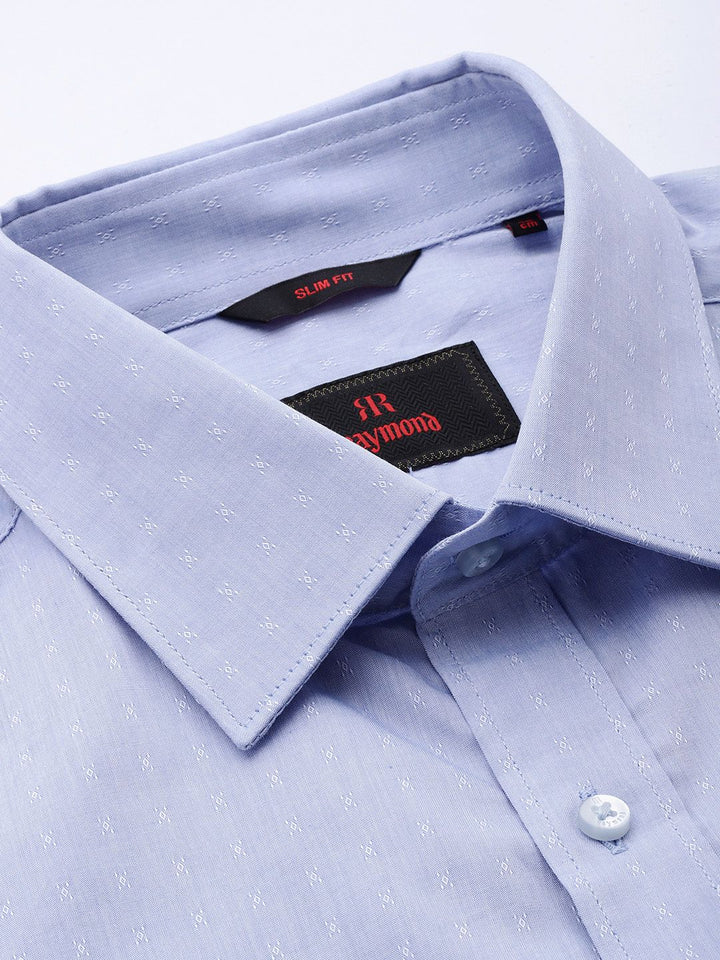 Raymond Men Slim Fit Pure Cotton Formal Shirt