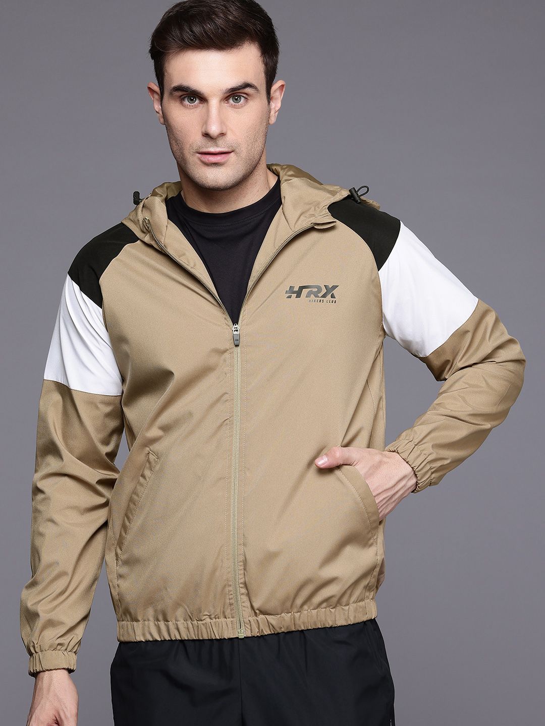 HRX by Hrithik Roshan Hooded Rapid-Dry Outdoor Jacket