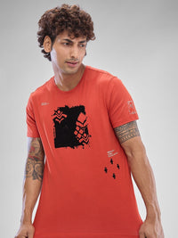 SPYKAR Men Graphic Printed Slim Fit T-shirt