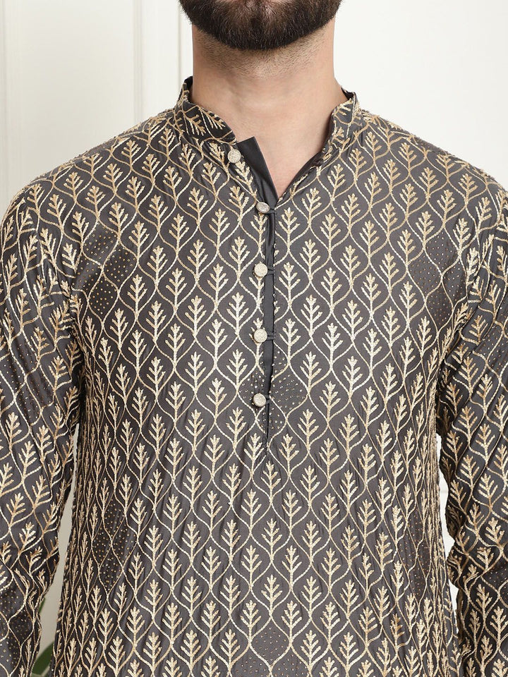 SOJANYA Ethnic Motifs Embroidered Pure Cotton Kurta