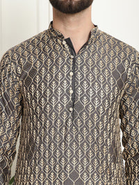 SOJANYA Ethnic Motifs Embroidered Pure Cotton Kurta