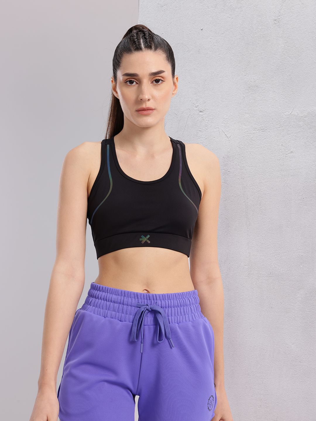 HRX by Hrithik Roshan Racerback Full Coverage Lightly Padded Training Bra KT470_03_A