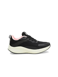 HRX by Hrithik Roshan Women Black & Pink Memory Foam Mesh Running Shoes