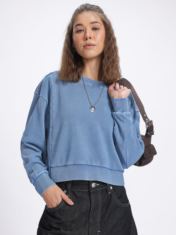 DressBerry Casual Constructs Drop-Shoulder Sweatshirt