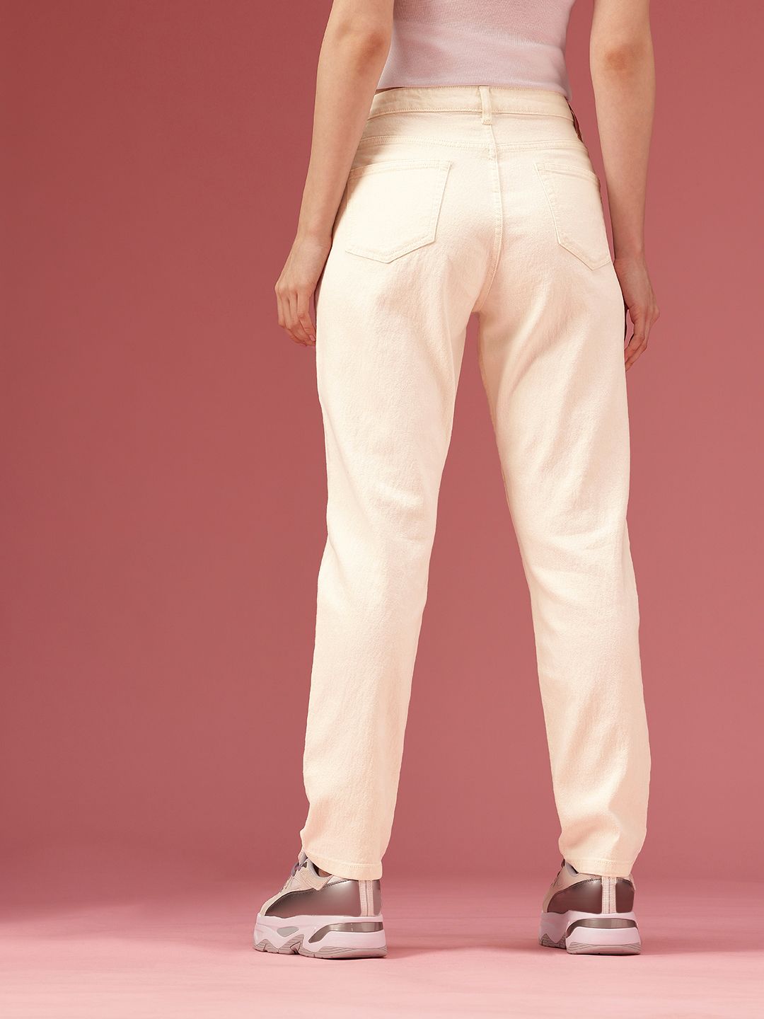 DressBerry Women Boyfriend Fit High-Rise Stretchable Jeans