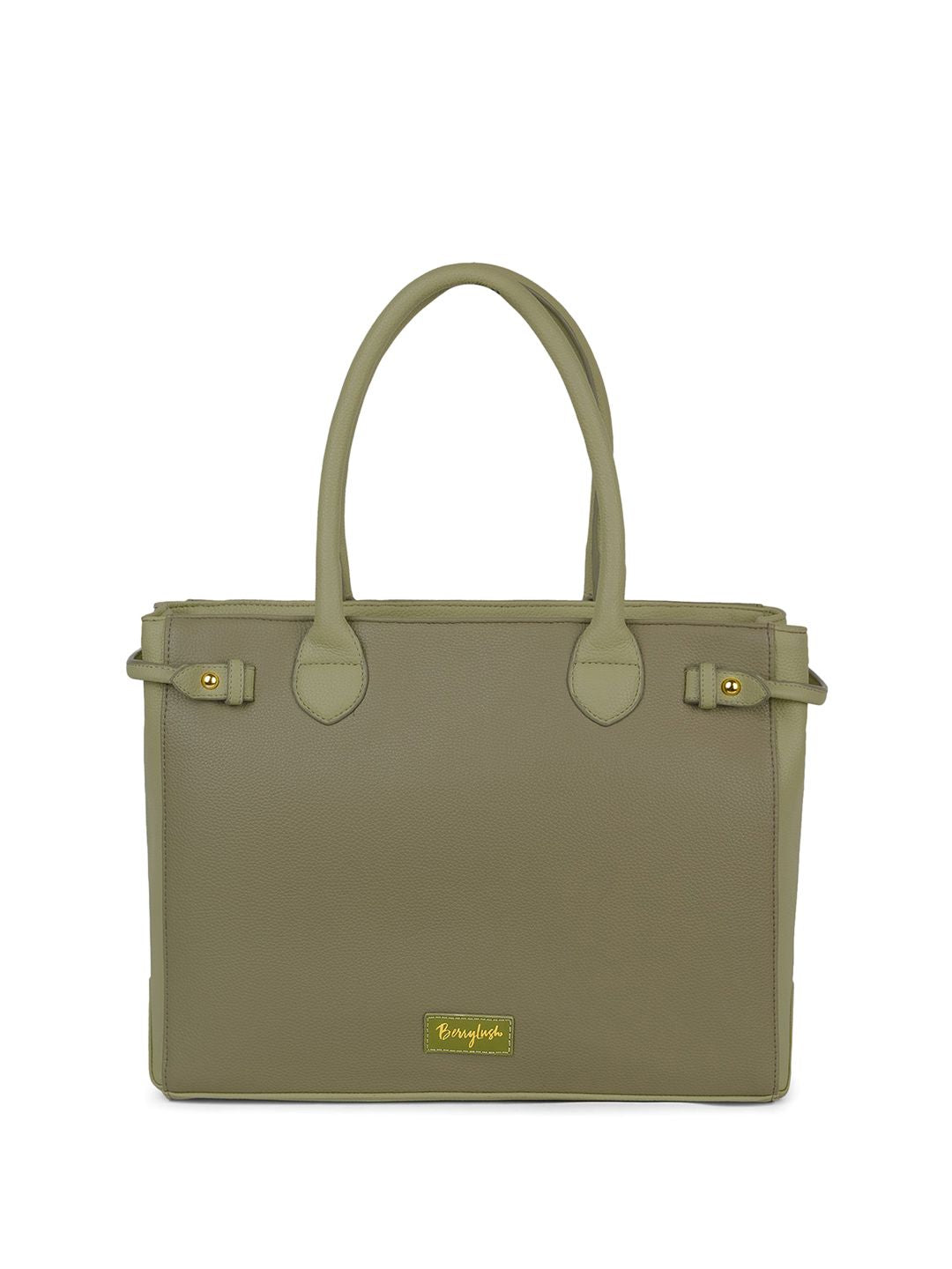 Berrylush Women's Structured Handheld Bag with Applique