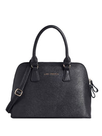 Lino Perros Black Solid Handheld Bag