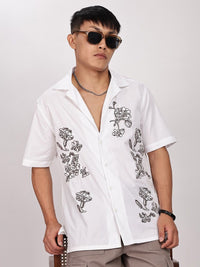 Eszett Men Floral Printed Casual Shirt