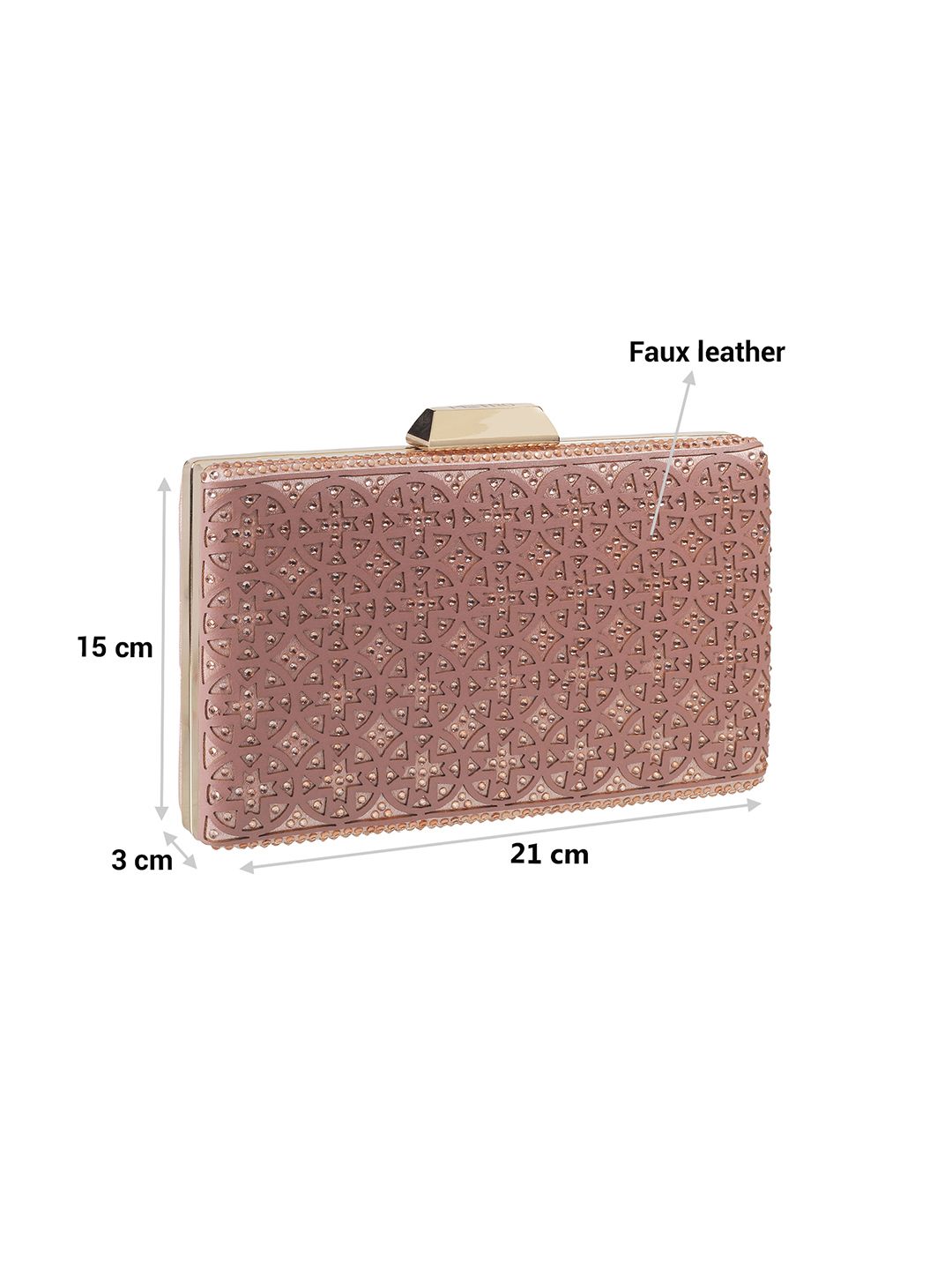 Metro Textured Box Clutch