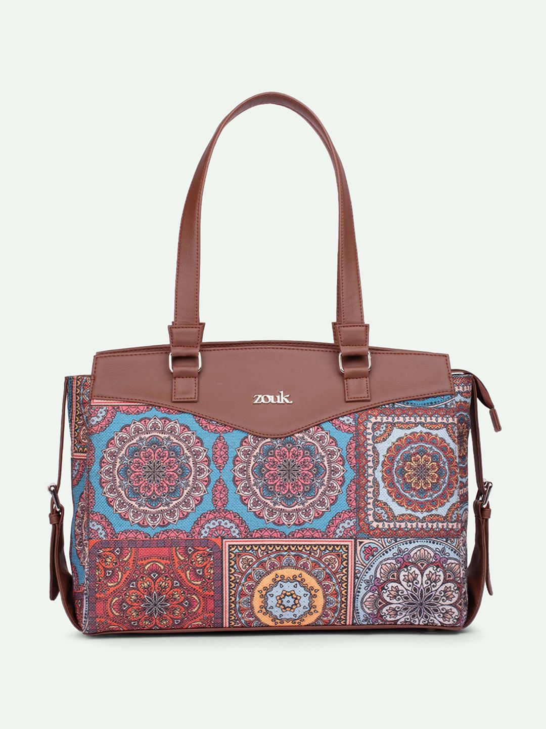 ZOUK Mandala Ethnic Motifs Printed Shopper Handheld Bag