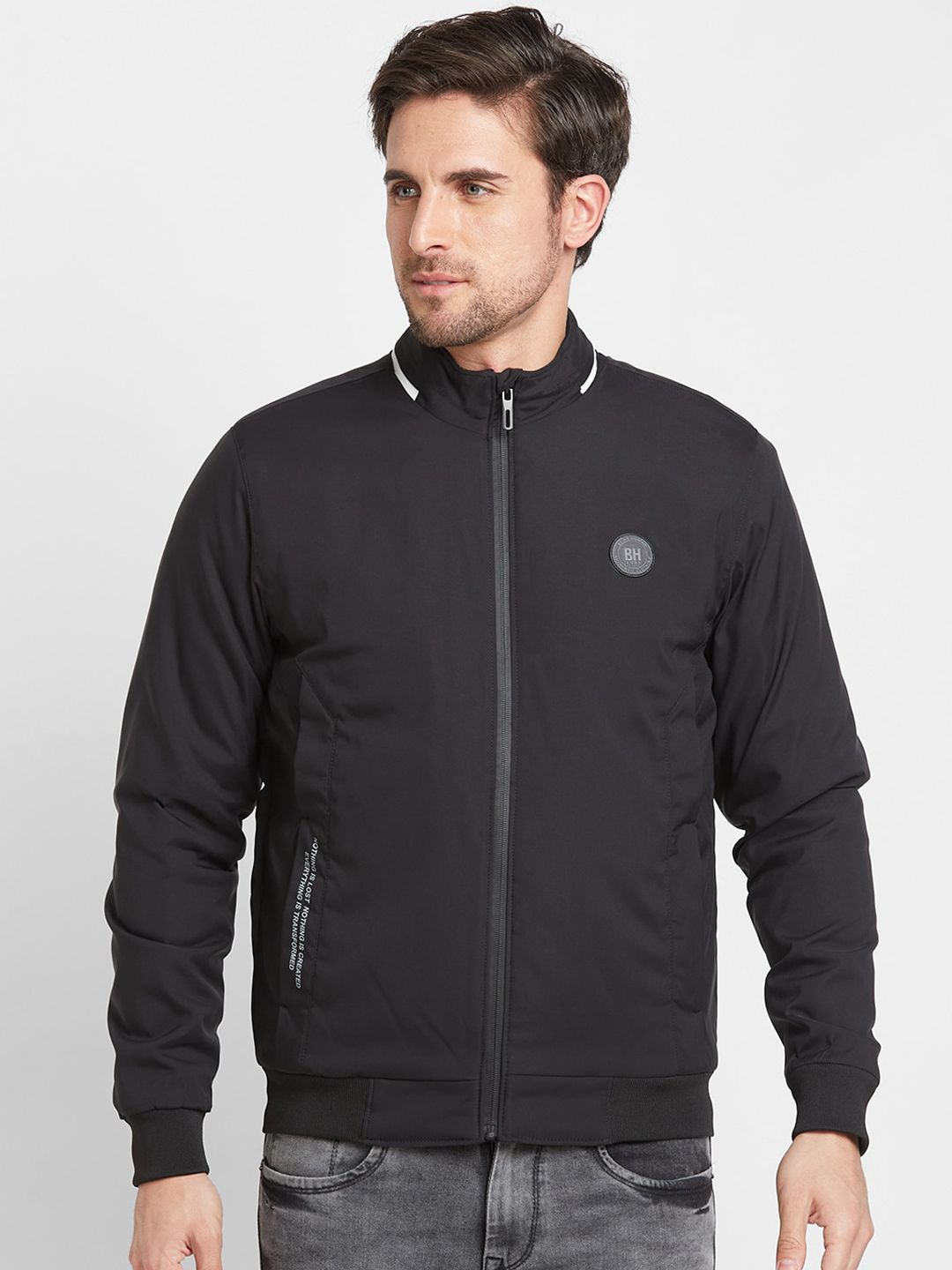 Being Human Mock Collar Bomber Jacket
