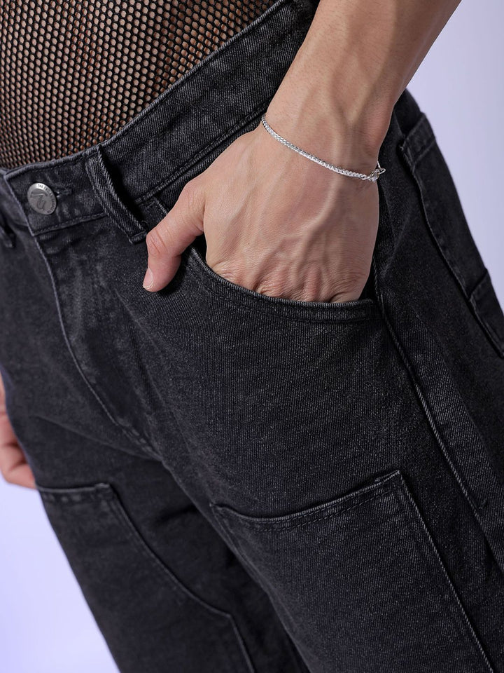 The Indian Garage Co Men Relaxed Fit Mildly Distressed Jeans