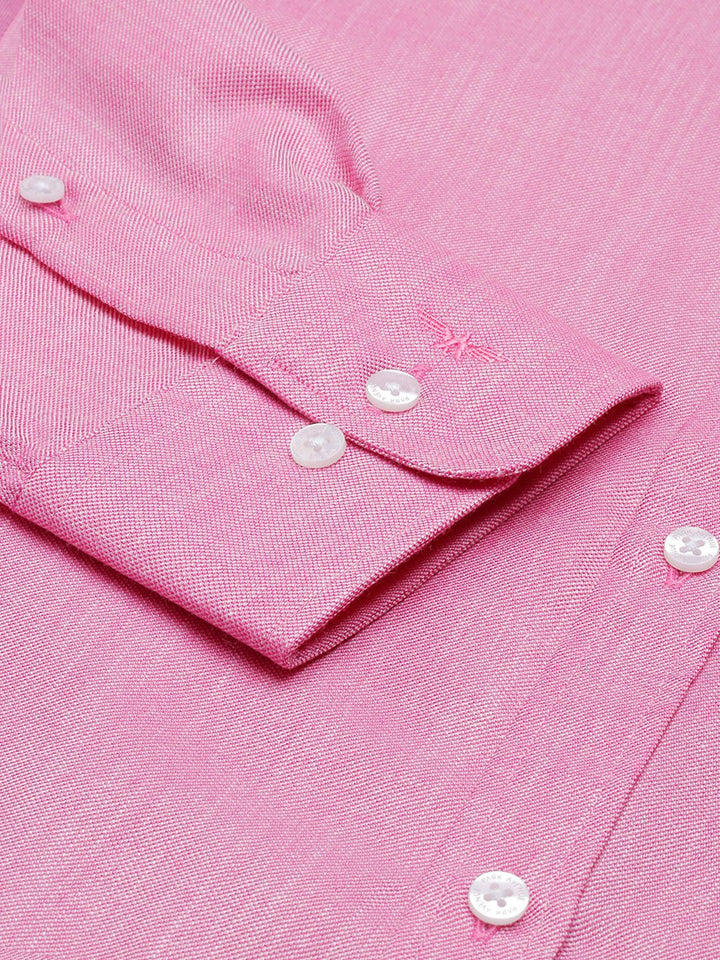 Park Avenue Slim Fit Self Design Textured Formal Shirt