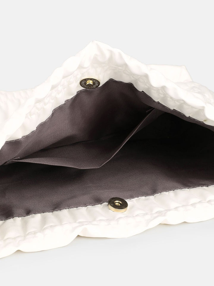 DressBerry Structured Quilted Shoulder Bag with Pouch