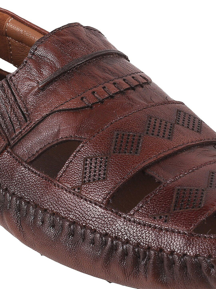 Mochi Men Leather Fisherman Sandals