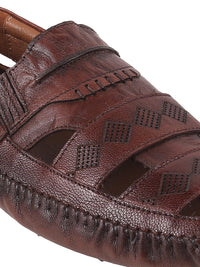 Mochi Men Leather Fisherman Sandals