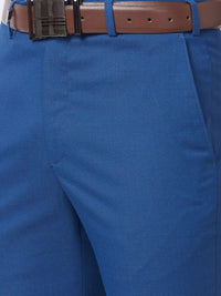 Park Avenue Men Textured Super Slim Fit Formal Trousers
