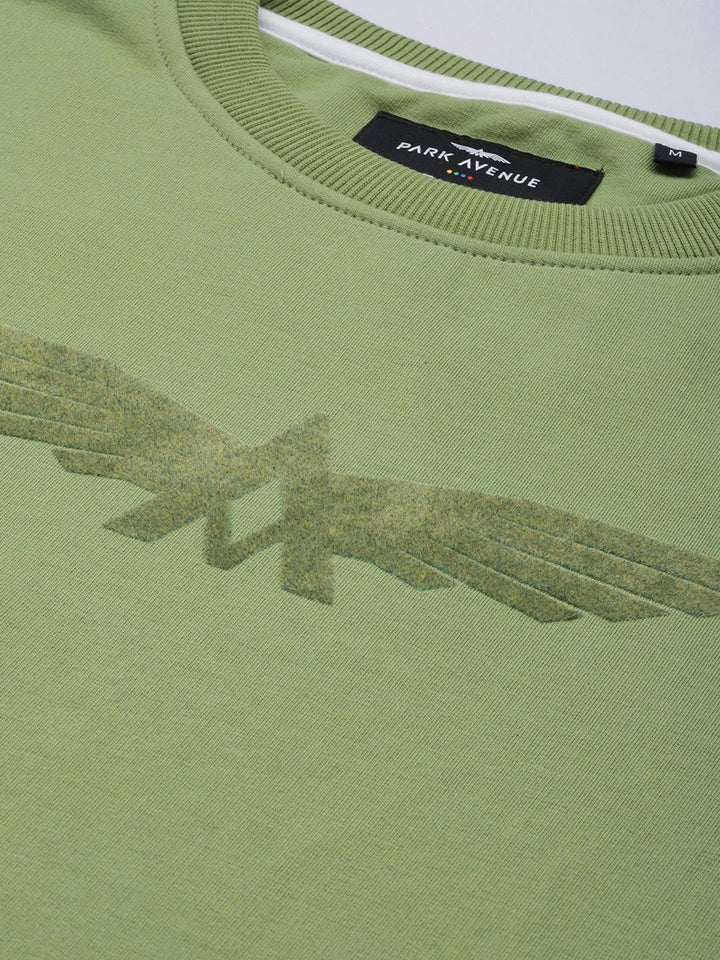 Park Avenue Brand Logo Printed Long Sleeves Sweatshirt